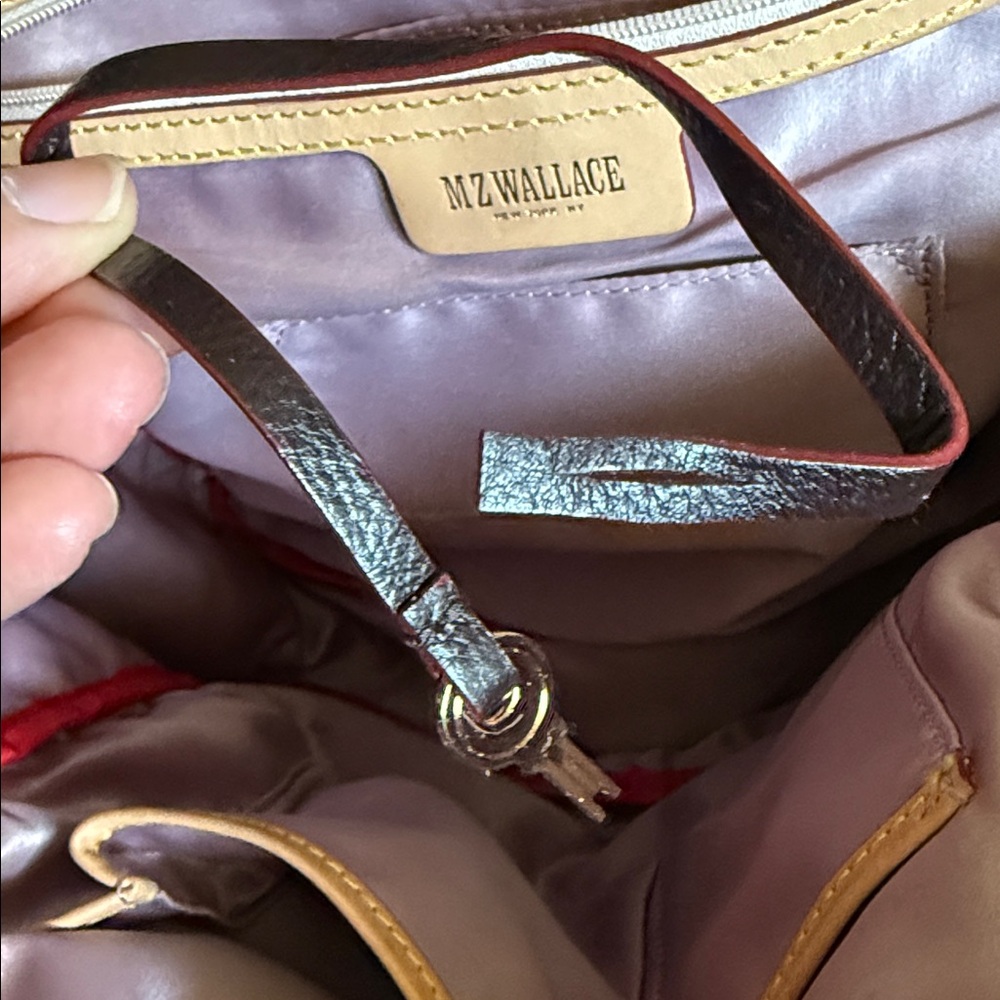 MZ Wallace Black and Gold Accent Bag - Picture 6 of 8